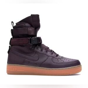 Nike SF Air Force 1 high deep burgundy sz 8